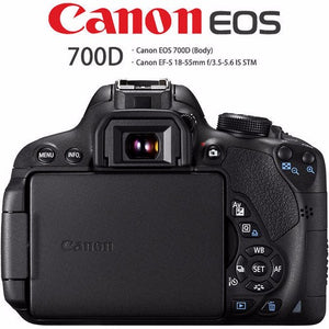 Canon 700D / Rebel T5i DSLR Digital Camera with 18-55mm Lens -18 MP  -Full HD 1080p Video -Vari-Angle Touchscreen (New)