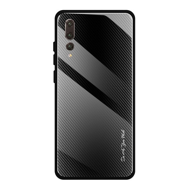 Case For Huawei P20 P30 Pro Case Texture Gradient Glass Phone Cover For Huawei P20 Lite 2019 Nova 4E 3e 5i P30 Lite Phone Case