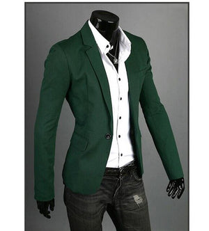 Terno Masculino Autumn New Men Casual Slim Fit Blazer Suits Jacket Fashion Style Mens Business Single Breasted Blazer Masculino