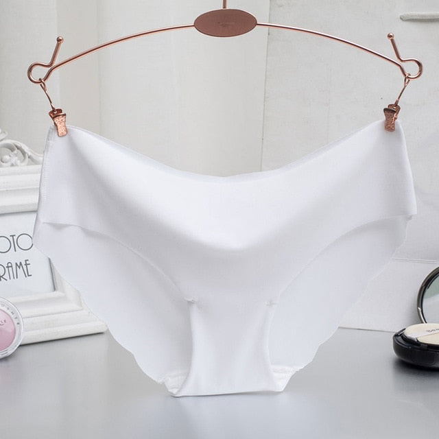 Women Panties Underwear Ultra-thin Viscose Seamless Briefs For Women's Comfort low-Rise Ruffles Sexy Lingerie Summer New Hot