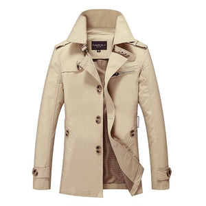 Brand New Men's Casual Trench Coat Wind