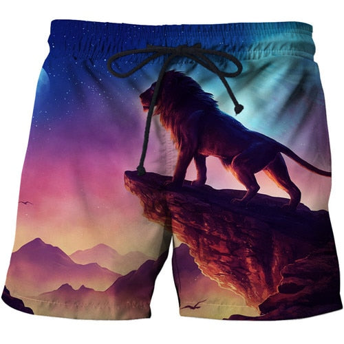 Pouring Milk the beach 3D Printed Men Board Shorts Elastic Waist Beach Short Watersport Summer Male Clothing Short Trousers 6xl