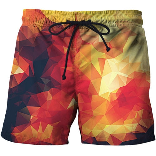 Pouring Milk the beach 3D Printed Men Board Shorts Elastic Waist Beach Short Watersport Summer Male Clothing Short Trousers 6xl