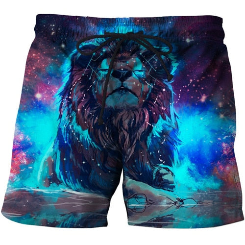 Pouring Milk the beach 3D Printed Men Board Shorts Elastic Waist Beach Short Watersport Summer Male Clothing Short Trousers 6xl